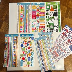 New Doodlebug Craft Supplies Boy Theme